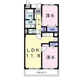 アルビトロＪの物件間取画像